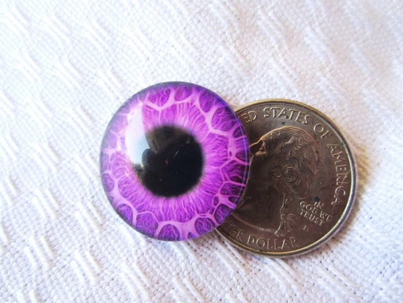 Glass Eyes 25mm Pendant Jewelry Supplies Etsy