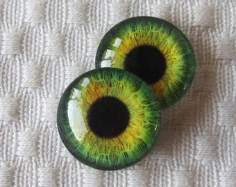 Glass eyes-20mm-18mm-16mm-14mm-12mm- Eyes for dolls and sculpture