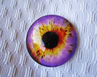 Glass 30mm cabochon for jewelry making