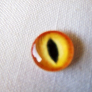 Glass cat eyes 12mm cabochons for jewelry or sculpture image 3