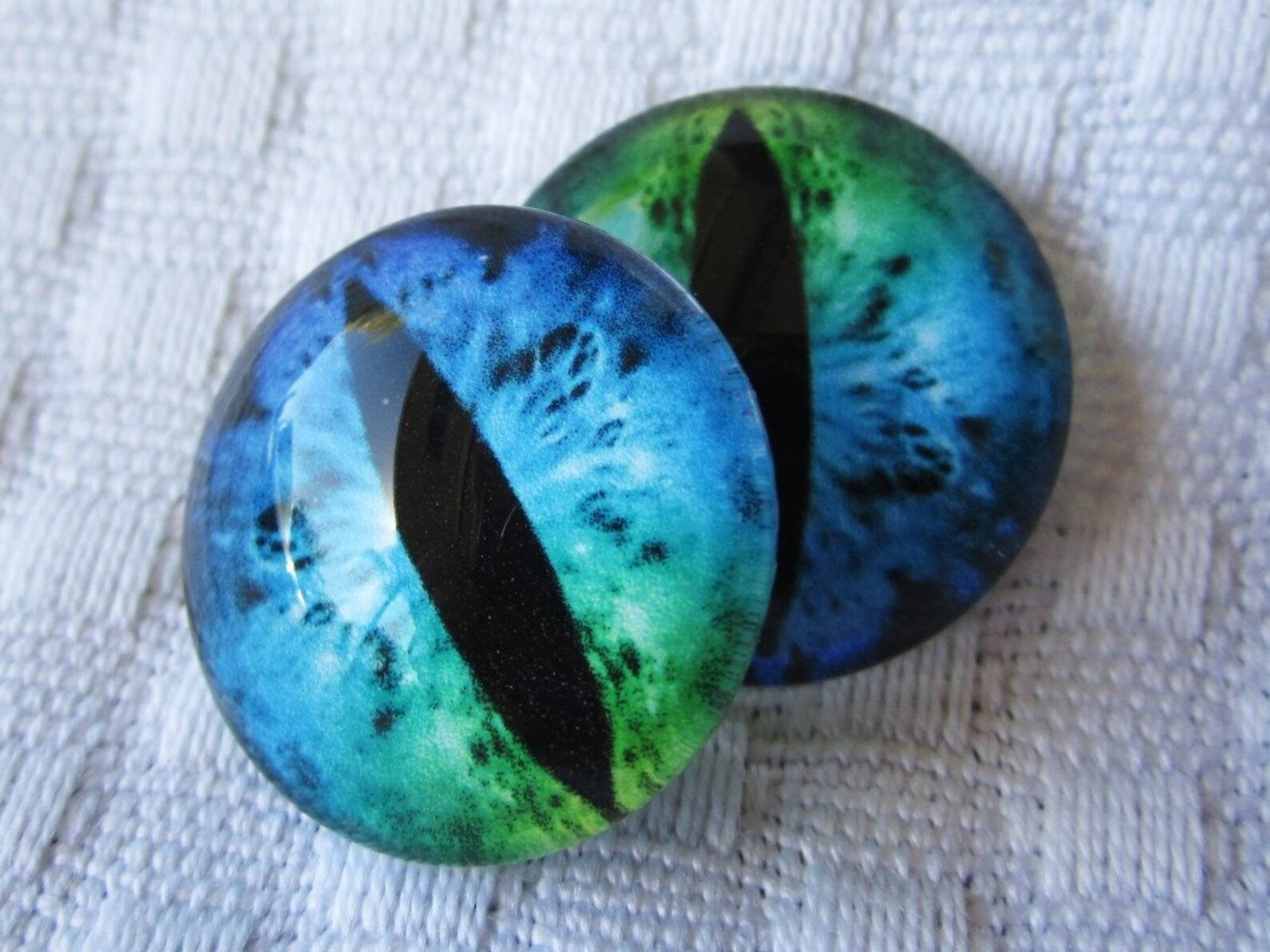Glass cat eyes for jewelry and beading craft supplies 20mm Etsy