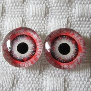 Spooky Zombie Doll Eyes: 12mm Figurine Eyes