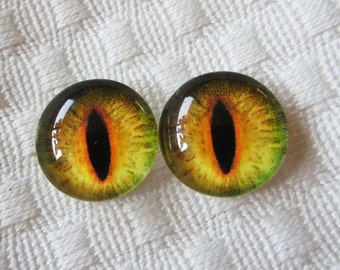 14mm glass eyes for jewelry making or crafts