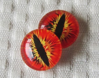 Dragon Glass eyes-Glass Eyes for art and sculpture