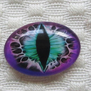 Oval glass eyes, 18x25mm cabochon eyes, oval eyes