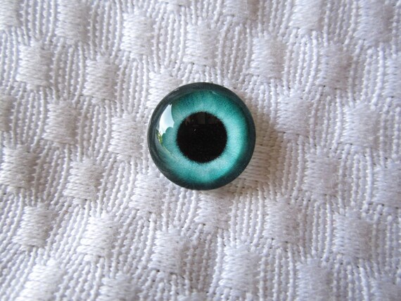 100 PZ 12mm Occhi di Cabochon di Vetro per il FAI DA Italia