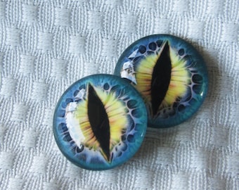 Dragon Glass eyes-20mm-18mm-16mm-14mm-12mm- Eyes for art and sculpture