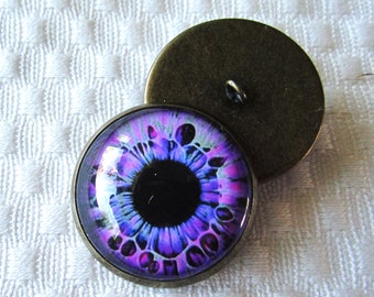 25mm sew on glass eyes-wire loop backed eyes-button eyes for soft sculpture, eye buttons