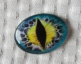 Glass eye oval dragon eye