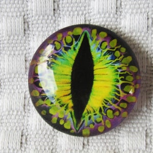 Dragon eye 25mm glass eye cabochon for jewelry or sculpture