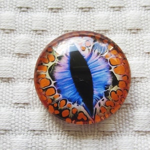 Dragon eye 25mm glass eye cabochon for jewelry or sculpture