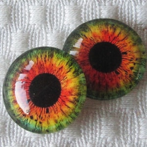 Glass eyes-20mm-18mm-16mm-14mm-12mm- Eyes for dolls and sculpture