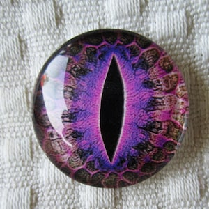 reptile eye- dragon eye-Glass eyes-25mm cabochons