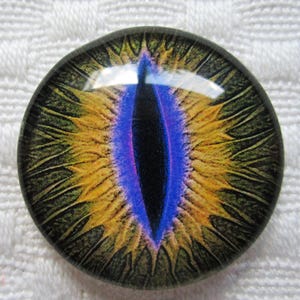 Dragon eye 25mm glass eye cabochon for jewelry or sculpture
