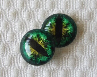 Dragon Glass eyes-20mm-18mm-16mm-14mm-12mm- Eyes for art and sculpture