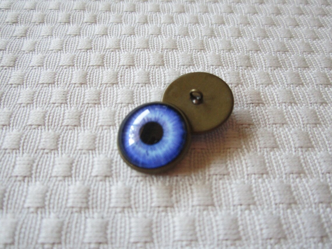Sew on Glass Eyes Button Back Glass Eyes Glass Buttons Etsy