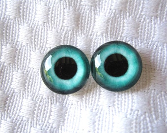 Ojos para muñecas, escultura y manualidades 14mm cabochons