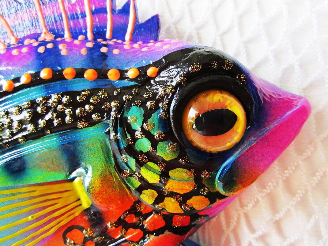 Fish art wall sculpture Etsy