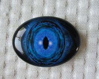 Oval glass dragon eye-30x40mm cabochon-oval cabochon-dinosaur eye