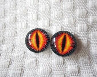 14mm glass eyes for jewelry making or crafts