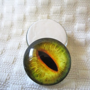 Glass dragon eyes for jewelry making or crafts 20mm cabochons image 4
