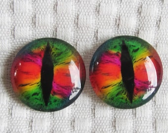 Pairs of Glass  eyes-20mm-18mm-16mm-14mm-12mm- Eyes for art and sculpture