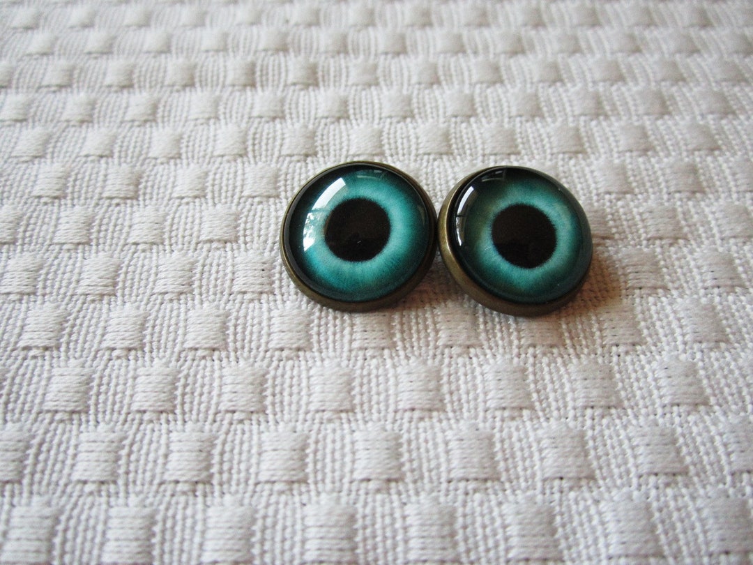 Sew on Glass Eyes, Button Back Glass Eyes, Glass Buttons Etsy