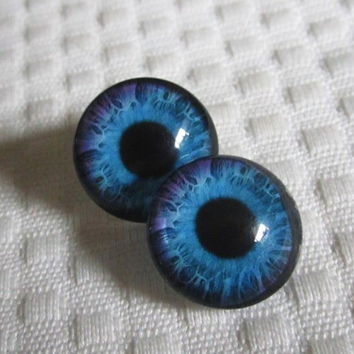 12mm Glass Eyes for Crafts and Jewelry Making Etsy