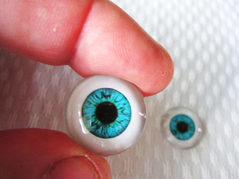 Doll Eyes Glass Eyes for Jewelry or Sculpture 20mm Cabochons Etsy Australia