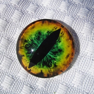 Dragon eye 25mm glass eye cabochon for jewelry or sculpture