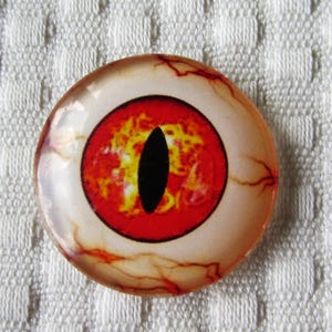 Zombie eyes 25mm glass eyes for jewelry making or crafts