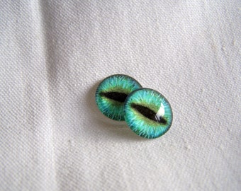 Buy Glass Eyes 14mm Dragon Eyes for Fantasy Dolls and Sculpture
