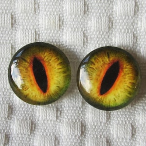 Dragon Glass eyes-20mm-18mm-16mm-14mm-12mm- Eyes for art and sculpture