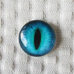Glass eyes-blue cat eyes,20mm-18mm-16mm-14mm-12mm- Eyes for jewelry, crafts and sculpture