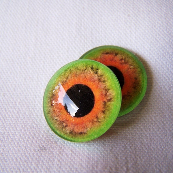 Glass eyes for your geekery jewelry making 20mm glass cabochons