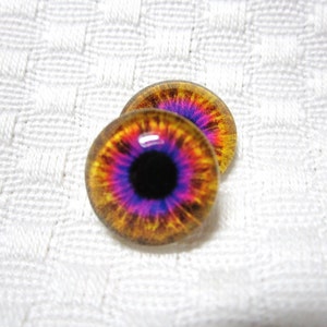 14mm glass eyes for jewelry making or crafts