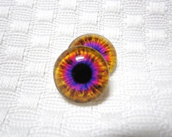 14mm glass eyes for jewelry making or crafts