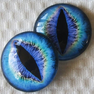 Blaue Glasaugen, blaue Katzenaugen, Augen, blaues Glas Katzenaugen