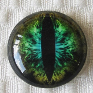Dragon eye 30mm glass cabochon for jewelry making and art sculptues