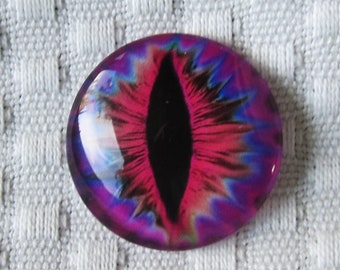 Dragon eye 25mm glass eye cabochon for jewelry or sculpture