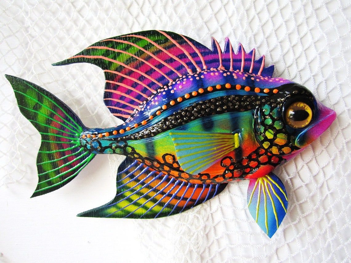 Fish art wall sculpture Etsy