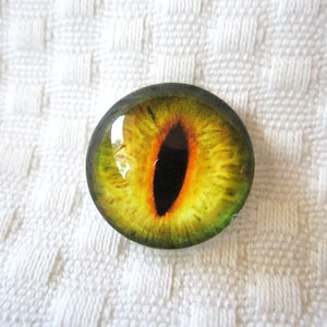 Glass dragon eyes for jewelry making or crafts 20mm cabochons image 3