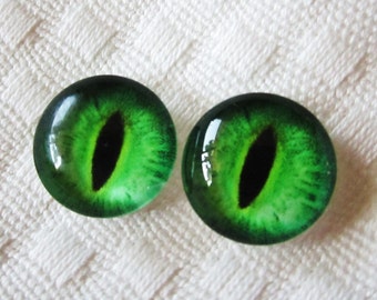 Ojos de joyas cabochons de ojos de cristal 14mm