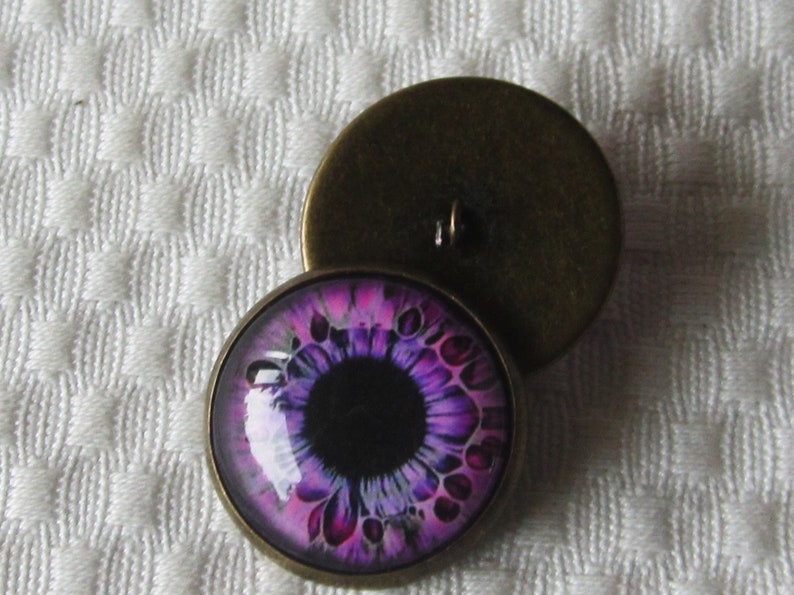 Sew on Glass Eyesglass Eye Buttons Eye Buttons Etsy