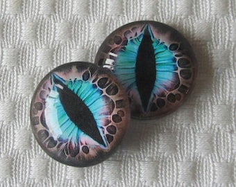 Dragon Glass eyes-20mm-18mm-16mm-14mm-12mm- Eyes for art and sculpture