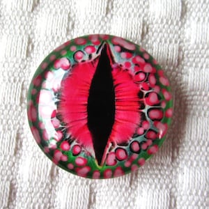 Dragon eye 25mm glass eye cabochon for jewelry or art