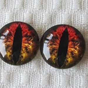 Dragon Glass eyes-20mm-18mm-16mm-14mm-12mm- Eyes for art and sculpture