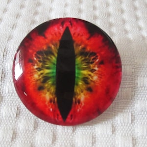 40mm glass dragon eye cabochon