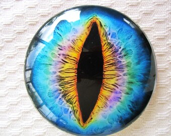 Occhi Di Gatto In Vetro 12 Mm Giallo/verde Per Tassidermia E Reborn - Eye-Klops Realistici