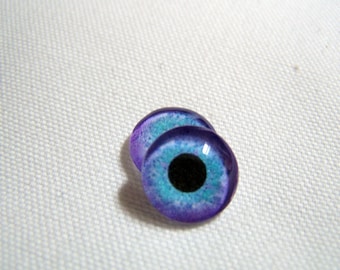 Glass eyes 12mm glass cabochon doll eyes handmade craft supplies